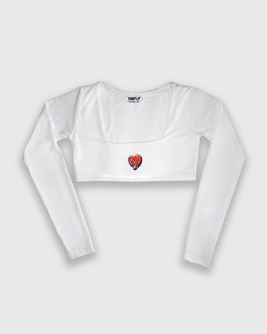 Iconic ❤️‍🩹 Crop Manga larga