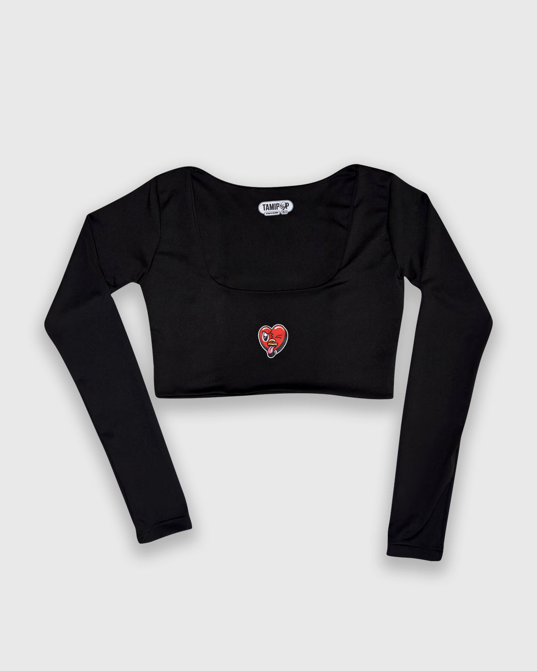 Iconic ❤️‍🩹 Crop Manga larga